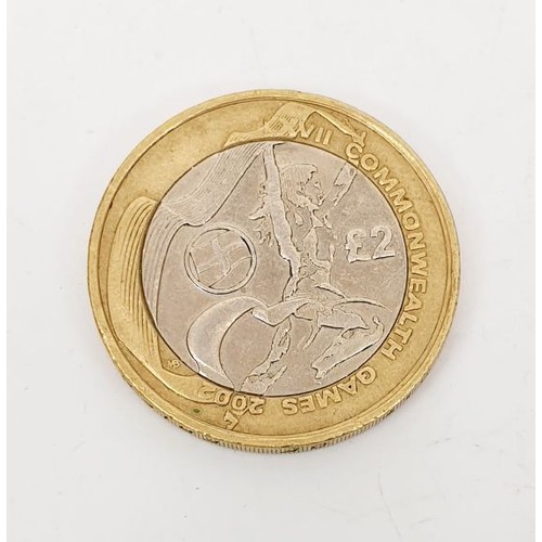 41 - 2002 Commonwealth Games £2 coin. UK shipping £14.