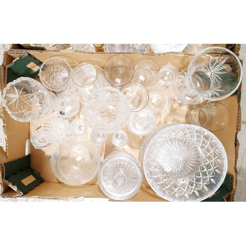 83 - Four boxes of glass, china and assorted. No shipping. Arrange collection or your own packer and ship... 