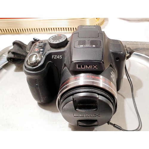 91 - A Lumix FZ45 camera. UK shipping £14.