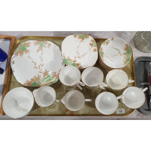 116 - A selection of Wellington China tea ware. No shipping. Arrange collection or your own packer and shi... 