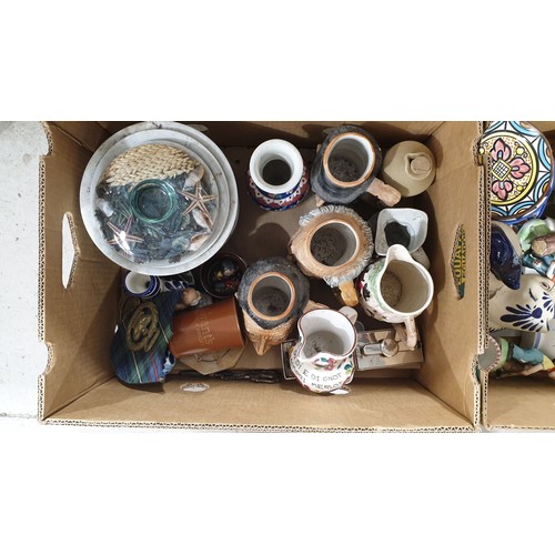 120 - Two boxes of china and assorted. No shipping. Arrange collection or your own packer and shipper, ple... 