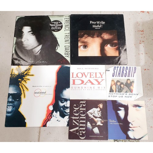 138 - Seven vinyl LPs and seven 12