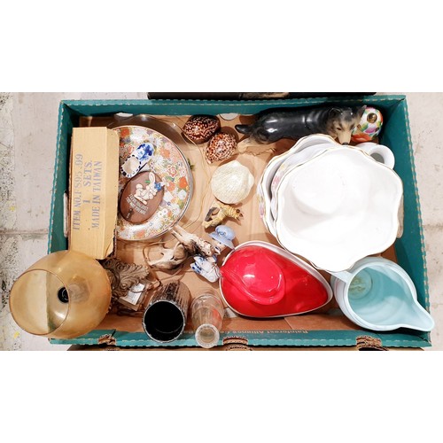 145 - Three boxes of glass and china. No shipping. Arrange collection or your own packer and shipper, plea... 