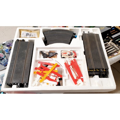 158 - Two Scalextric sets. No shipping. Arrange collection or your own packer and shipper, please. Electri... 