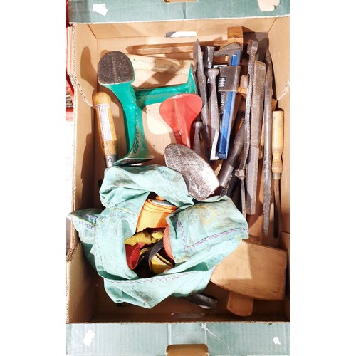 169 - A box of tools. No shipping. Arrange collection or your own packer and shipper, please. Electricals ... 