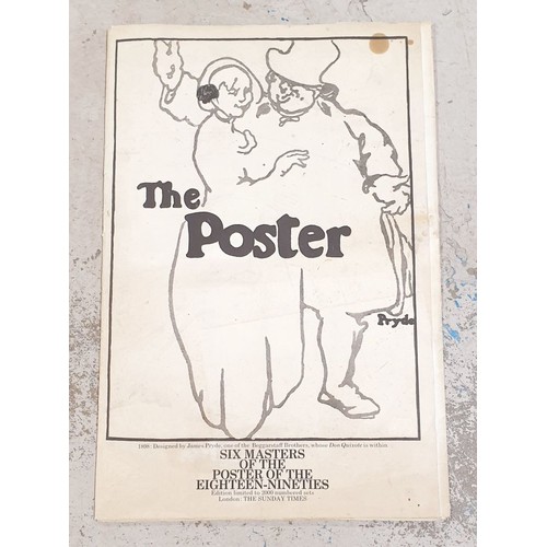 233 - A folio of limited edition Sunday Times posters of the 1890s each numbered in pencil with blind stam... 