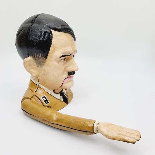 222 - A novelty cast iron Adolf Hitler nutcracker, height 7