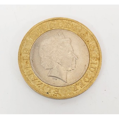 63 - A 2002 Commonwealth Games £2 coin. UK shipping £14.