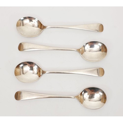 45 - A set of four silver hallmarked spoons, weight 61g, maker's mark CB&S, Sheffield 1925. UK shipping £... 