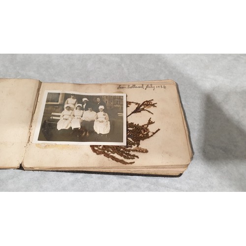 102 - Four vintage autograph books, including the England cricket team which was signed in pencil and has ... 