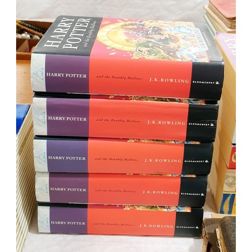 104 - Ten Harry Potter books including first editions. UK shipping £14.