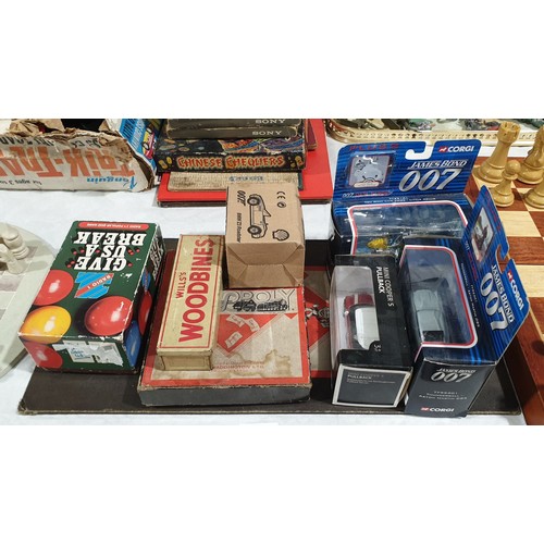 241 - Vintage Monopoly, boxed toy vehicles and games. No shipping. Arrange collection or your own packer a... 