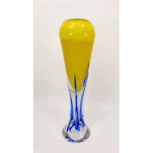 295 - Adam Jablonski: an Art Glass vase signed on the bottom, height 14