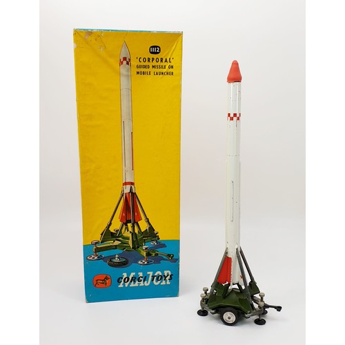 3 - A vintage boxed Corgi Corporal Guided Missile On Mobile Launcher, 1112. UK shipping £14. We combine ... 