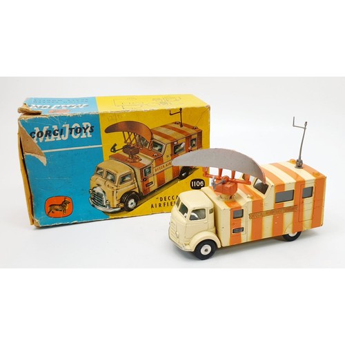 9 - A vintage Corgi Decca Mobile Air Field Radar, 1106 with box which is A/F. UK shipping £14. We combin... 