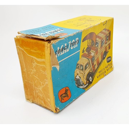 9 - A vintage Corgi Decca Mobile Air Field Radar, 1106 with box which is A/F. UK shipping £14. We combin... 