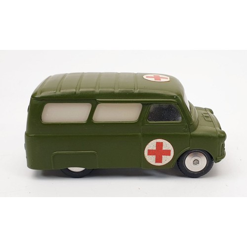 11 - A vintage boxed Corgi Bedford Military Ambulance, 414. UK shipping £14. We combine shipping.