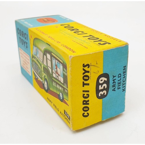 13 - A vintage boxed Corgi Army Field Kitchen, 359. UK shipping £14. We combine shipping.