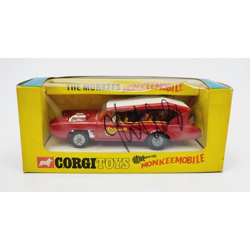 52 - A vintage boxed Corgi The Monkees Monkeemobile, 277, the window signed in pen by Micky Dolenz of The... 