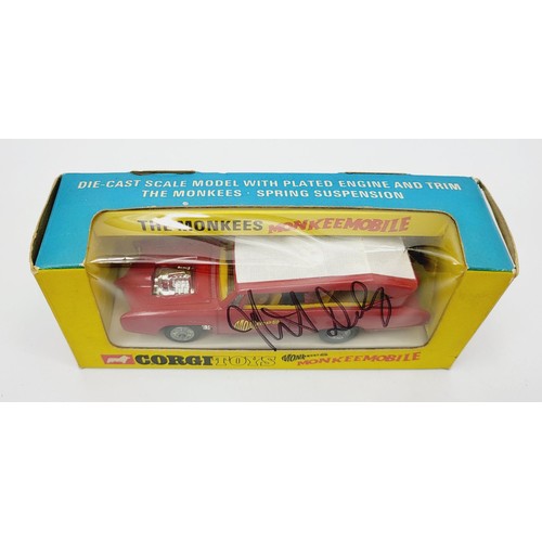 52 - A vintage boxed Corgi The Monkees Monkeemobile, 277, the window signed in pen by Micky Dolenz of The... 