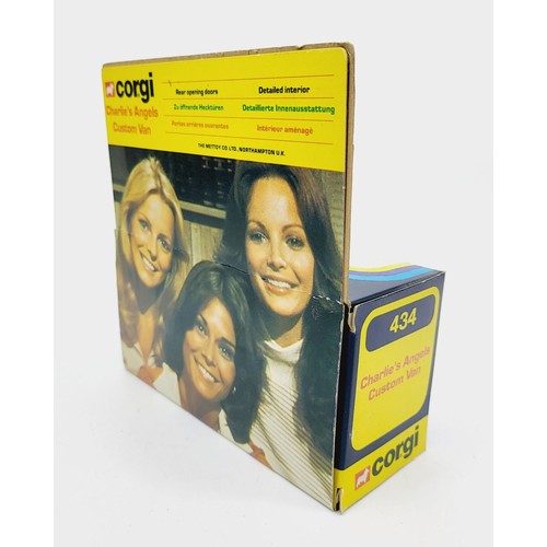 60 - A vintage boxed Corgi Charlie's Angels Custom Van, 434. UK shipping £14. We combine shipping.