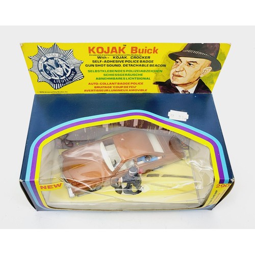 61 - A vintage boxed Corgi Kojak Buick, 290. UK shipping £14. We combine shipping.