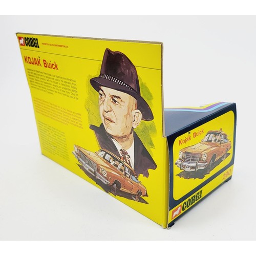 61 - A vintage boxed Corgi Kojak Buick, 290. UK shipping £14. We combine shipping.