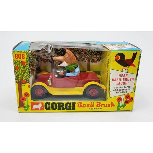 67 - A vintage boxed Corgi Basil Brush and His Car, 808. UK shipping £14. We combine shipping.