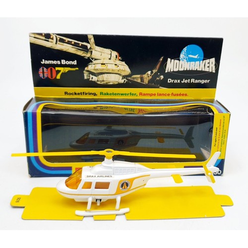 30 - A vintage boxed Corgi Moonraker Drax Jet Ranger, 930. UK shipping £14. We combine shipping.