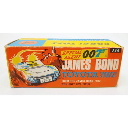 34 - A vintage boxed Corgi James Bond You Only Live Twice Toyota 2000GT, 336. UK shipping £14. We combine... 