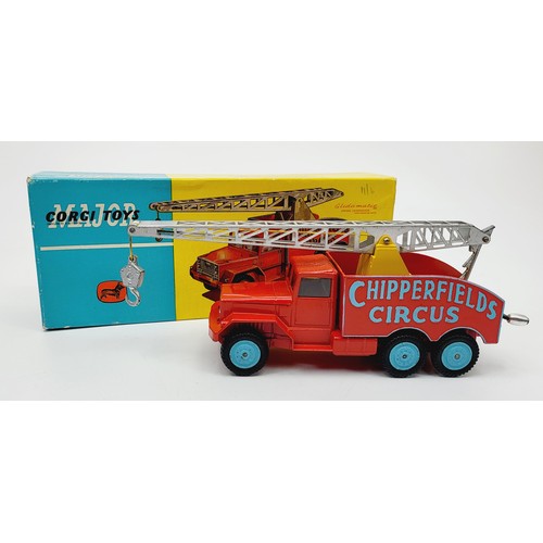 82 - A vintage boxed Corgi Chipperfield's Circus Crane Truck, 1121. UK shipping £14. We combine shipping.