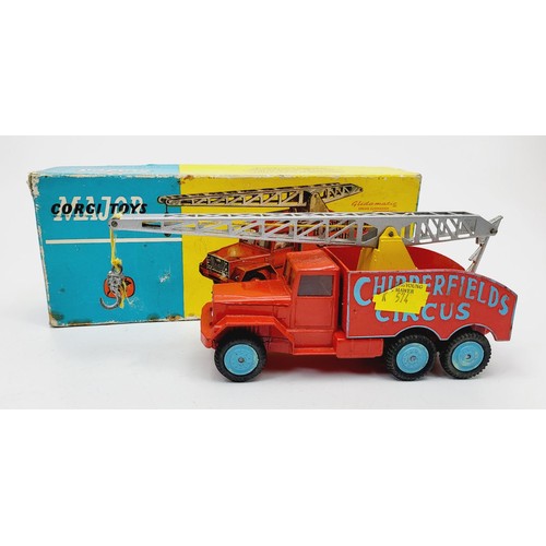 83 - A vintage boxed Corgi Chipperfield's Circus Crane Truck, 1121. UK shipping £14. We combine shipping.