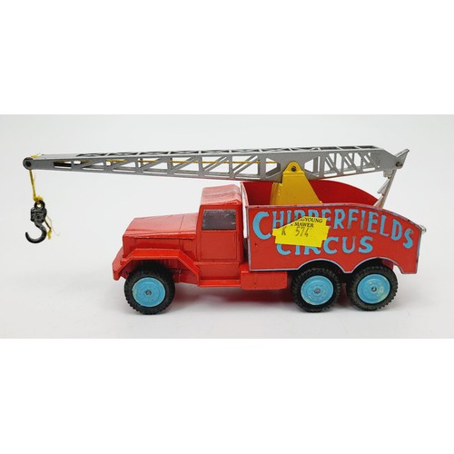 83 - A vintage boxed Corgi Chipperfield's Circus Crane Truck, 1121. UK shipping £14. We combine shipping.