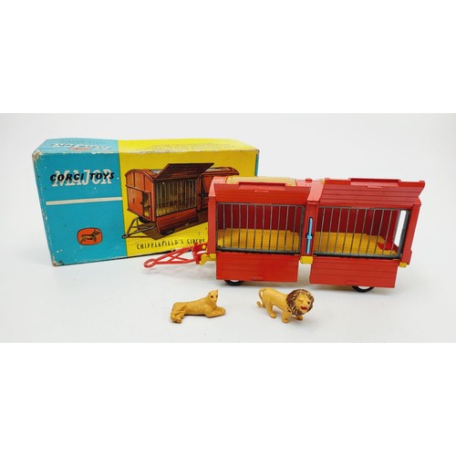 91 - A vintage boxed Corgi Chipperfield's Circus Animal Cage 1123. UK shipping £14. We combine shipping.