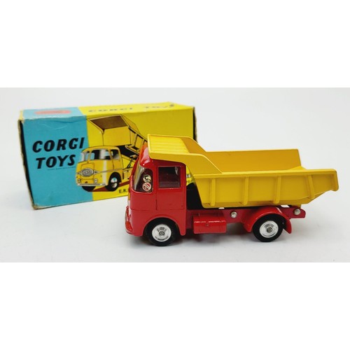 98 - A vintage boxed Corgi E.R.F. Model 64G Earth Dumper, 458. UK shipping £14. We combine shipping.