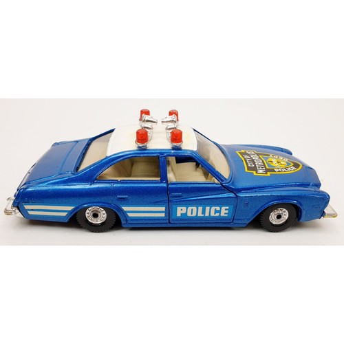 43 - A vintage boxed Corgi Superman Metropolis Police car, 260. UK shipping £14. We combine shipping.