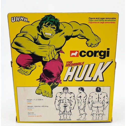 45 - A vintage boxed Corgi The Incredible Hulk, 264. UK shipping £14. We combine shipping.