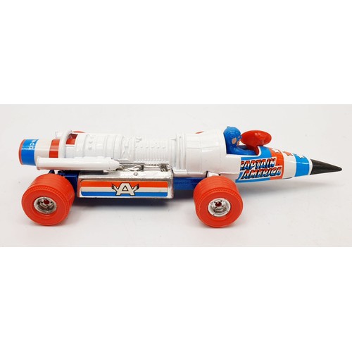 46 - A vintage boxed Corgi Captain America Jetmobile, 263. UK shipping £14. We combine shipping.