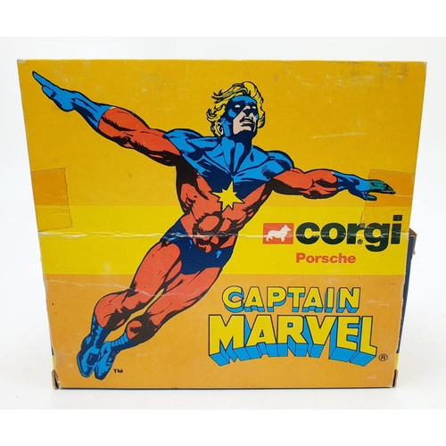 47 - A vintage boxed Corgi Captain Marvel Porsche, 262. UK shipping £14. We combine shipping.