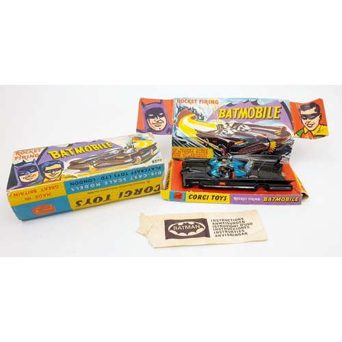 49 - A vintage boxed Corgi Batmobile, 267. UK shipping £14. We combine shipping.