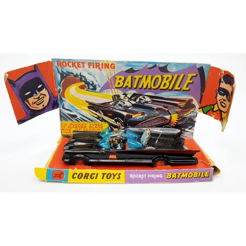 49 - A vintage boxed Corgi Batmobile, 267. UK shipping £14. We combine shipping.