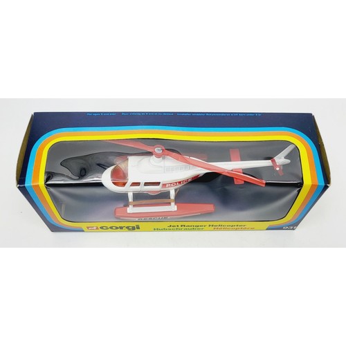 119 - A vintage boxed Corgi Jet Ranger Helicopter, 931. UK shipping £14. We combine shipping.