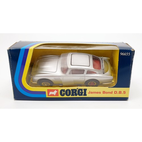 26 - A vintage boxed Corgi James Bond Aston Martin D.B.5, 96655. UK shipping £14. We combine shipping.