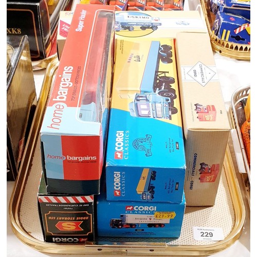 229 - A selection of mainly Corgi boxed model vehicles. UK shipping £14.