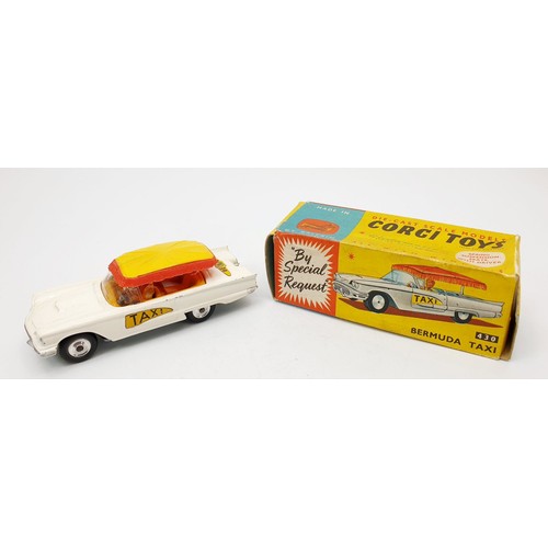 165 - A vintage boxed Corgi Bermuda Taxi, 430. UK shipping £14. We combine shipping.