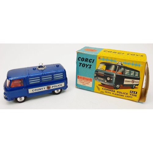 151 - A vintage boxed Corgi Commer Police Van with Flashing Lights, 464. UK shipping £14. We combine shipp... 