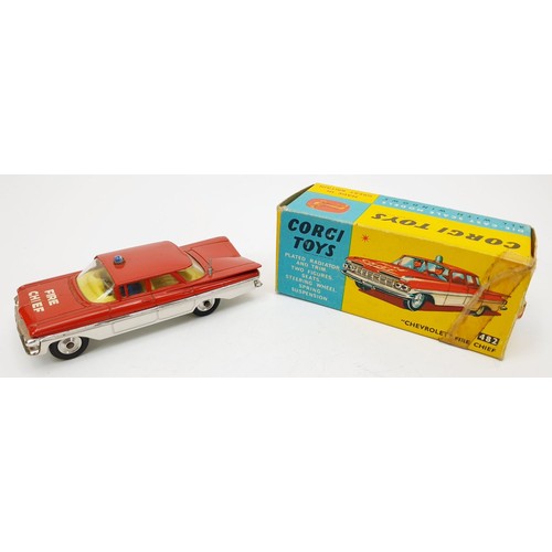 149 - A vintage boxed Corgi Fire Chief, 439. UK shipping £14. UK shipping £14. We combine shipping.