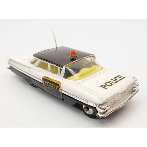 147 - A vintage boxed Corgi Chevrolet Police Car, 481. UK shipping £14. We combine shipping.