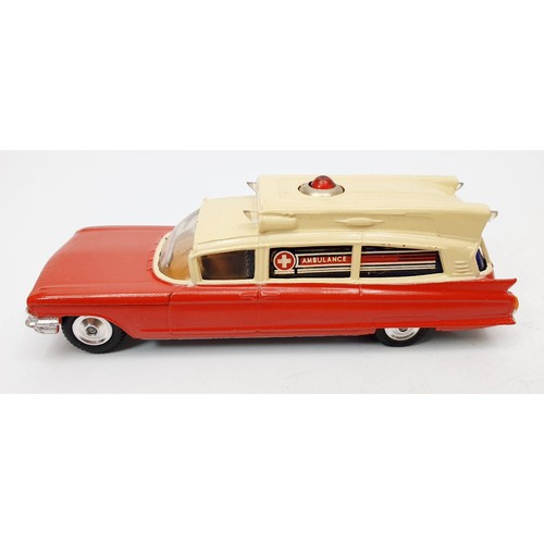 143 - A vintage boxed Corgi Superior Ambulance on Cadillac Chassis, 437. UK shipping £14. We combine shipp... 