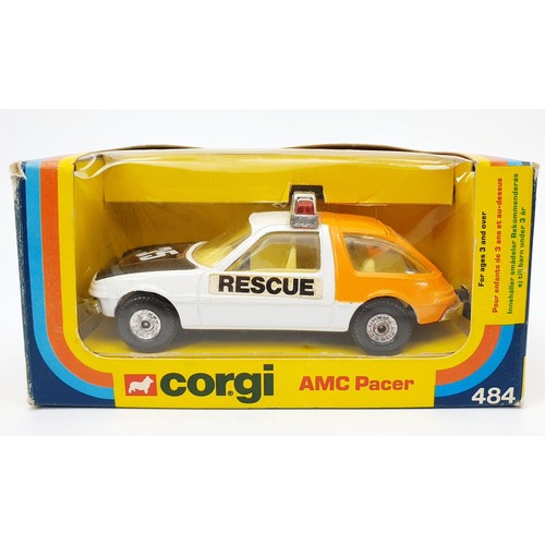 138 - A vintage boxed Corgi AMC Pacer, 484. UK shipping £14. We combine shipping.